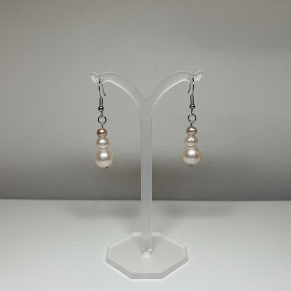 Elegant Freshwater Pearl Drop Earrings